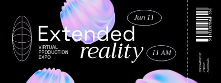 Ontwerpsjabloon van Coupon van Virtual Reality​ Expo Announcement