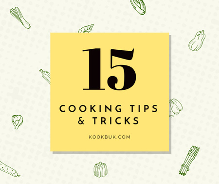 Cooking tips and tricks Facebook Design Template