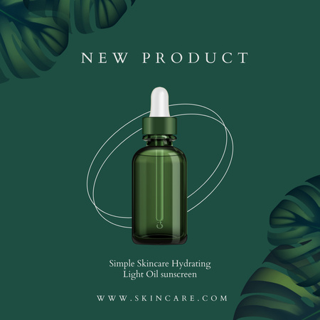 Designvorlage Natural Skincare Products Offer für Instagram