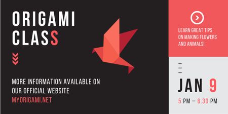 Origami class Announcement Image – шаблон для дизайна