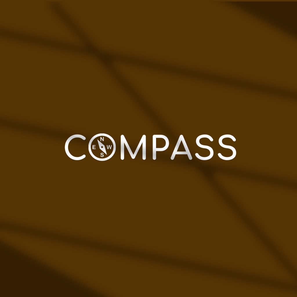 Platilla de diseño Company Emblem with Compass Logo
