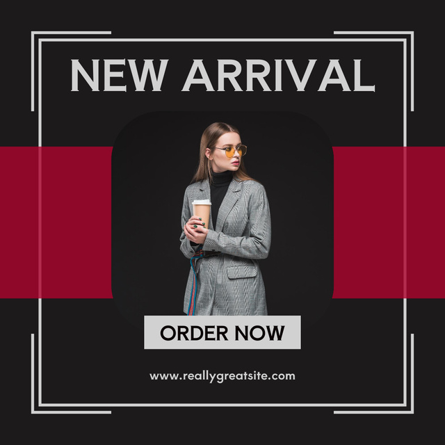 Formal Fashion Collection New Arrival Instagram Design Template
