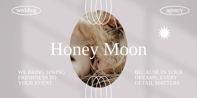 Best Honey Moons Twitter tervezősablon