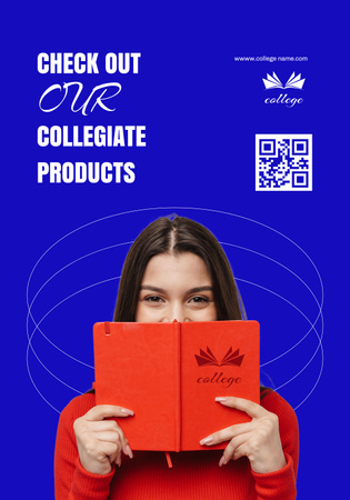 College Merch Offer Poster 28x40inデザインテンプレート