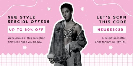 Special Offer of New Fashion Style Twitter Design Template