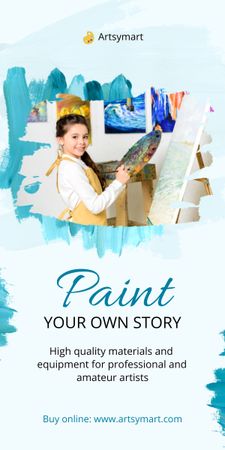 Painting Tools Offer Graphic Design Template