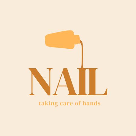 Szablon projektu Nail Salon Services Offer Logo