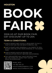 Book Fair Event Announcement with Books