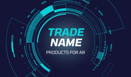 VR Equipment Sale Offer Business card Design Template