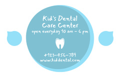 Kid's Dental Care Center Ad Layout with Photo