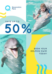 Dolphin Swim Offer with Kid in Pool