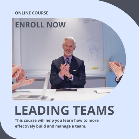 Platilla de diseño Online Leadership Course Offer Instagram