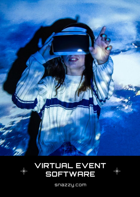Virtual Event Application Postcard 5x7in Verticalデザインテンプレート