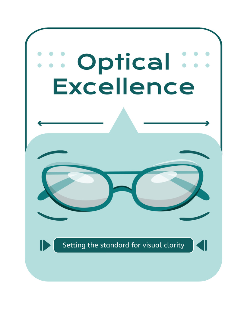 Plantilla de diseño de Optical Excellence for Big Sale Instagram Post Vertical 