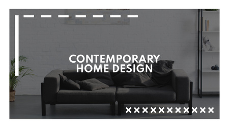 Ad of Contemporary Home Interior Design Youtube Design Template