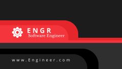 Software Engineer's Ad With Cogwheel