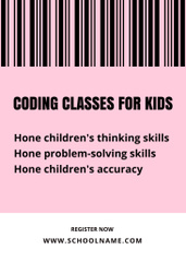 Ad of Kids' Coding Classes