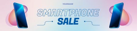 Designvorlage Sale Ad of Modern Smartphone für Ebay Store Billboard