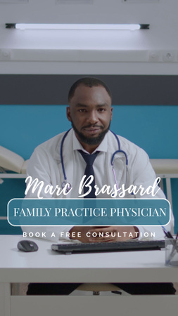 Family Practice Physician Services Offer Instagram Video Story Tasarım Şablonu