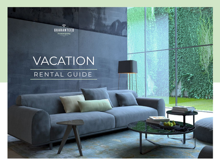 Designvorlage Vacation rental guide für Presentation