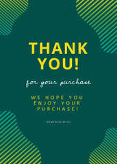 Thank You for Purchase on Green Minimalist