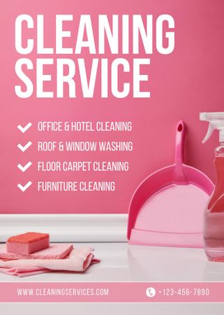 Cleaning Services Flyer Flayer Modelo de Design