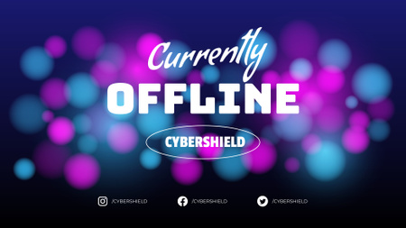 Ontwerpsjabloon van Twitch Offline Banner van promotie voor kansspelkanalen