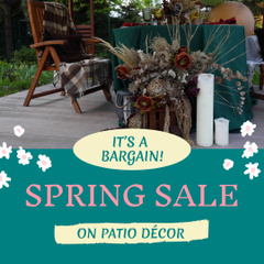 Seasonal Patio Decor Sale Offer