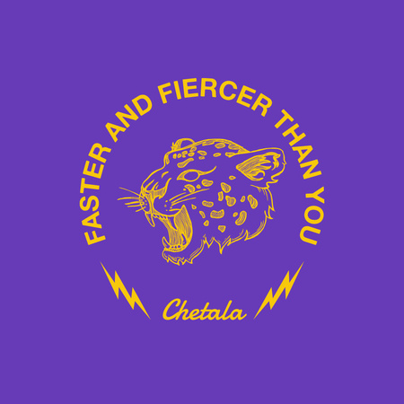Plantilla de diseño de Emblem with Leopard Logo 
