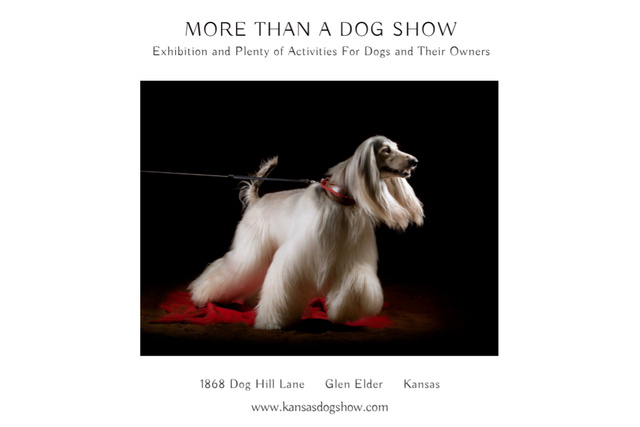 Designvorlage Dog Show in Kansas für Gift Certificate