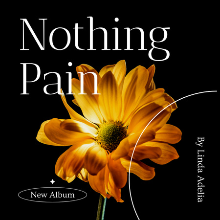 Ontwerpsjabloon van Album Cover van Nothing Pain