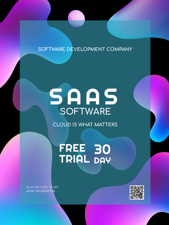 Platilla de diseño Software Development Company Product Ad Poster US