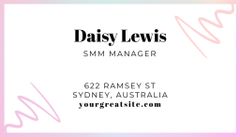 SMM Manager Service Offer on Pink Gradient