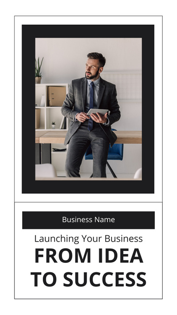Template di design Offering Ideas for Running Successful Business Mobile Presentation