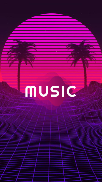 Music Inspiration with Bright Picture Instagram Highlight Cover – шаблон для дизайну