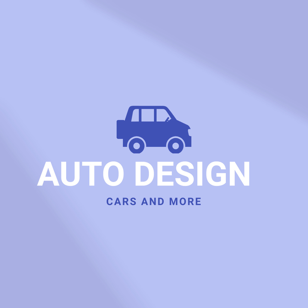Plantilla de diseño de Offer of Auto Design Services Logo 1080x1080px 