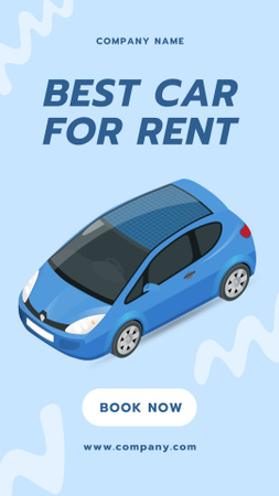 Ontwerpsjabloon van Instagram Story van Car Rental Offer