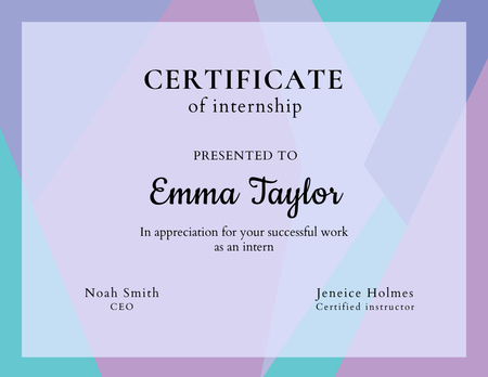 Appreciation for Successful Work Certificate Design Template