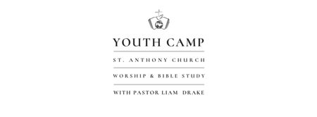 Template di design Campo religioso per giovani della chiesa di Sant'Antonio Facebook cover