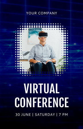 Virtual Reality Conference Announcement IGTV Cover Design Template