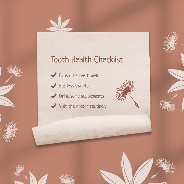Tooth Health Checklist