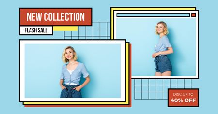 Summer Collection for Women Facebook AD Design Template