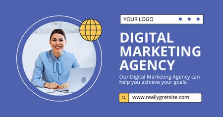 High-impact Digital Marketing Agency Service Offer Facebook AD Design Template