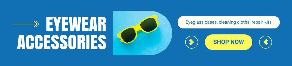 Ontwerpsjabloon van Ebay Store Billboard van Grand Sale on Sunglasses Accessories