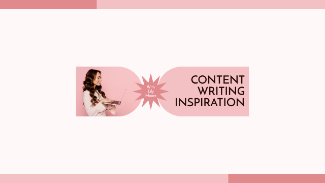 Plantilla de diseño de Various Content Writing Inspiration In New Vlogger Episode Youtube 