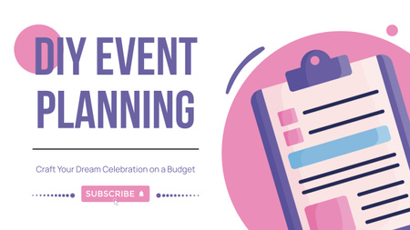 Event Planning for Any Budget Youtube Thumbnail Design Template