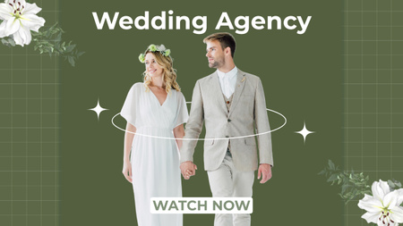 Ontwerpsjabloon van Youtube Thumbnail van Wedding Organization Agency Offer