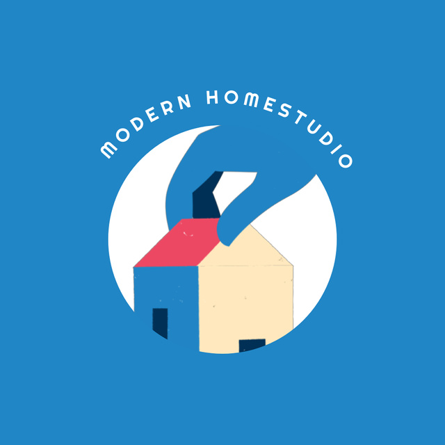 Build home Animated Logo Πρότυπο σχεδίασης