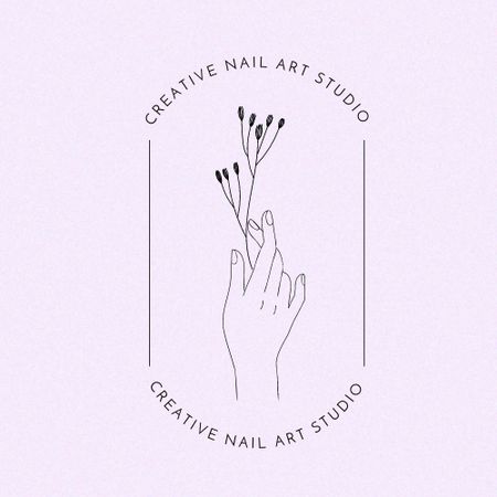 Nail Salon Services Offer Logo – шаблон для дизайну