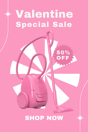 Designvorlage Valentine's Day Home Appliances Special Sale für Pinterest